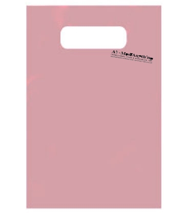 Frosty Clear Die Cut Merchandise Bag 12X15