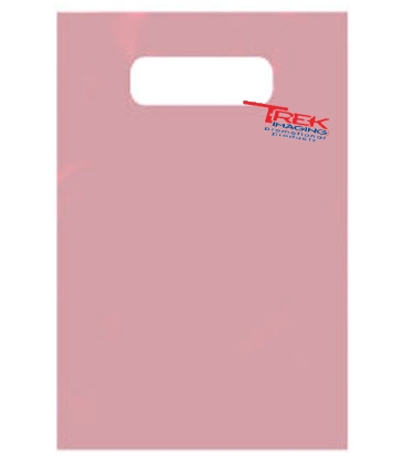 Frosty Clear Die Cut Merchandise Bag 12X15