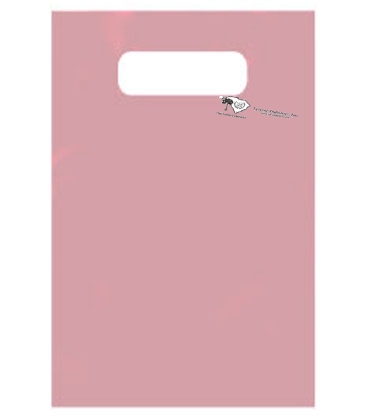 Frosty Clear Die Cut Merchandise Bag 12X15