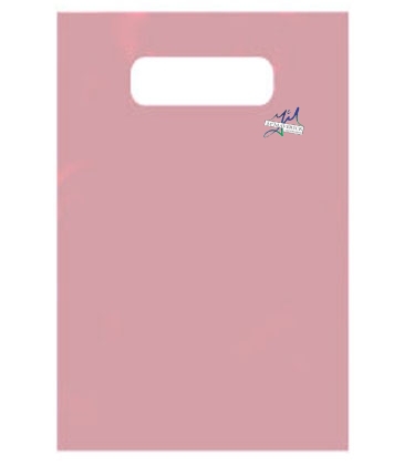 Frosty Clear Die Cut Merchandise Bag 12X15
