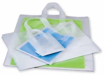 Frosty Clear Shopping Bag 8X5X10