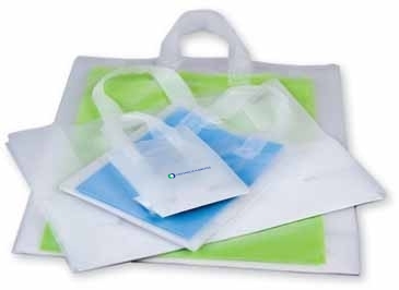 Frosty Clear Shopping Bag 18X10X22