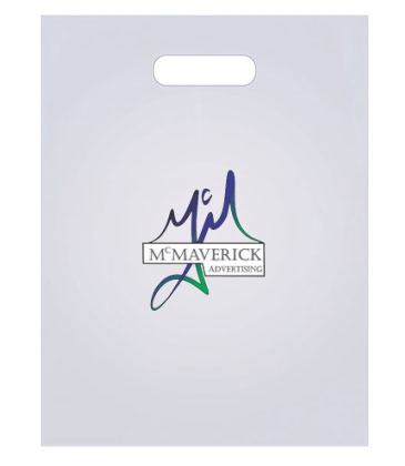 Short Run Patch Handle Bag 15x18x4