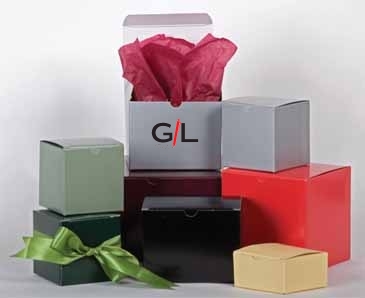 Tinted Gloss Folding Gift Box 6 X 6 X 4