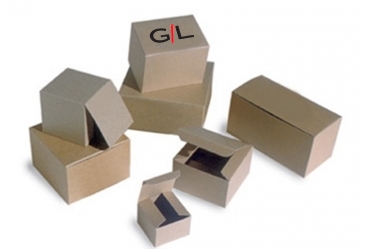 Natural Kraft Groove Folding Gift Box 4 X 4 X 2
