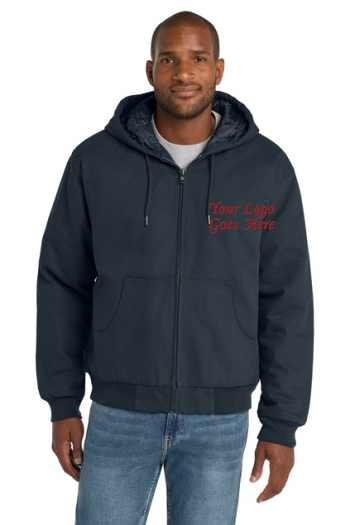 CornerStone® - Duck Cloth Hooded Work Jacket