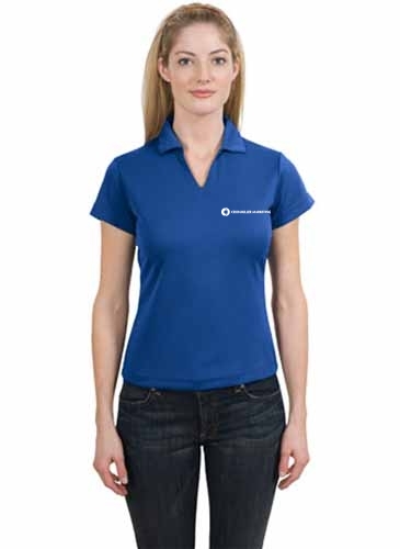 Sport-Tek® Ladies Dri-Mesh® V-Neck Polo