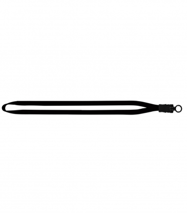 1/2" Cotton Lanyard with Plastic Snap-Buckle Release & O-Ring
