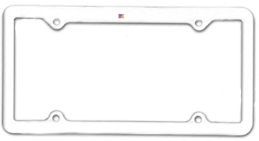 Thin Panel License Plate Frames