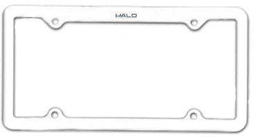 Thin Panel License Plate Frames