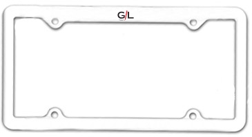 Thin Panel License Plate Frames