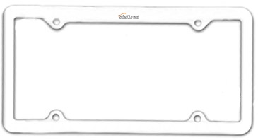 Thin Panel License Plate Frames