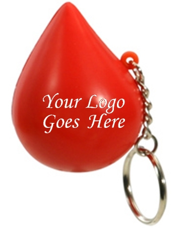 Droplet Stress Reliever Key Chain