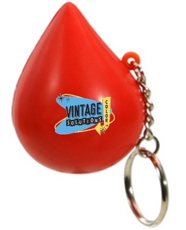 Droplet Stress Reliever Key Chain