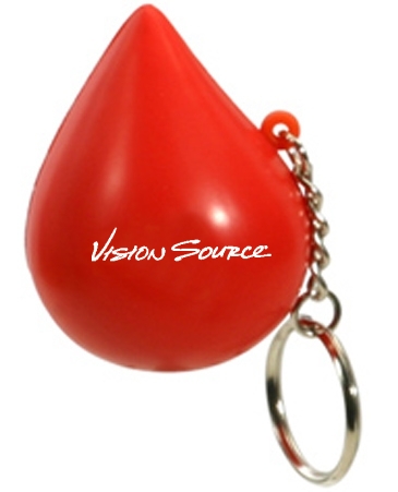 Droplet Stress Reliever Key Chain