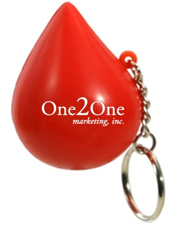 Droplet Stress Reliever Key Chain