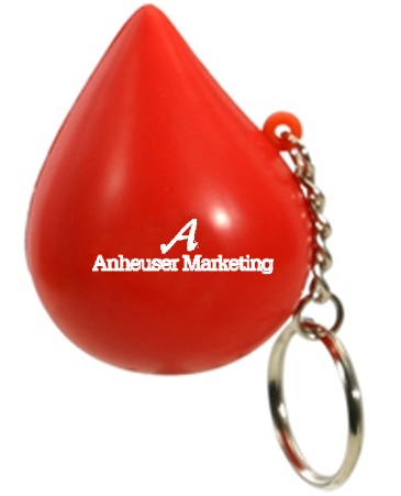 Droplet Stress Reliever Key Chain