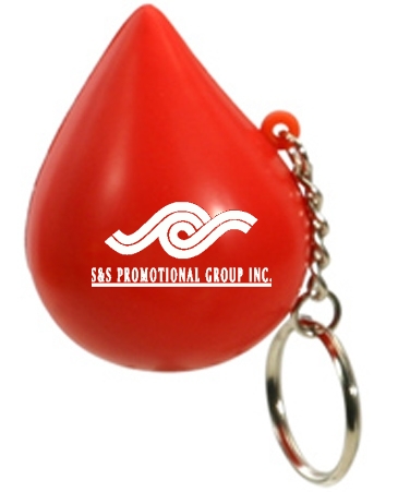 Droplet Stress Reliever Key Chain