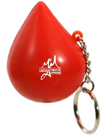 Droplet Stress Reliever Key Chain