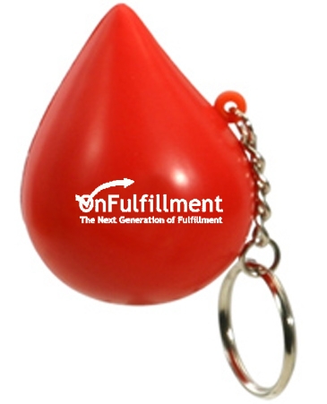 Droplet Stress Reliever Key Chain