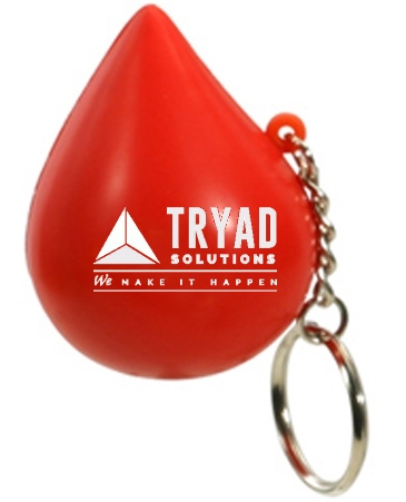 Droplet Stress Reliever Key Chain