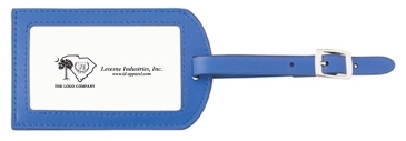 Colorplay Leather Luggage Tag – 4½" x 2¾"