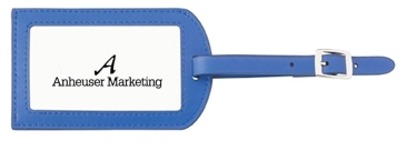 Colorplay Leather Luggage Tag – 4½" x 2¾"