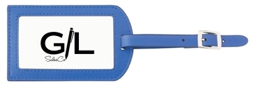 Colorplay Leather Luggage Tag – 4½" x 2¾"