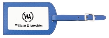 Colorplay Leather Luggage Tag – 4½" x 2¾"