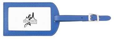 Colorplay Leather Luggage Tag – 4½" x 2¾"