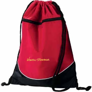 Tri-Color Drawstring Backpack