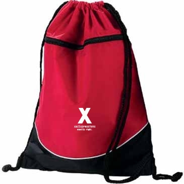 Tri-Color Drawstring Backpack