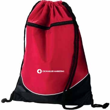 Tri-Color Drawstring Backpack