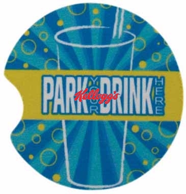 Full Color Foam Auto Cup Holder Coaster