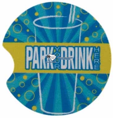 Full Color Foam Auto Cup Holder Coaster