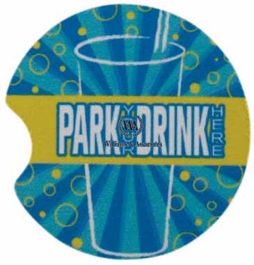 Full Color Foam Auto Cup Holder Coaster