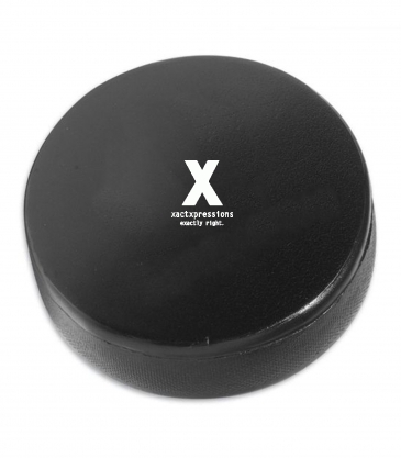 Hockey Puck Shaped Stress Reliever