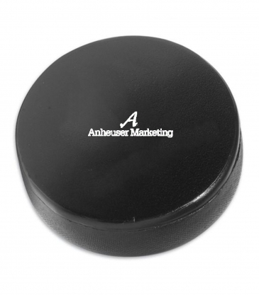 Hockey Puck Shaped Stress Reliever