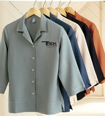 Jockey Ladies Textured Rayon 3/4-Sleeve
