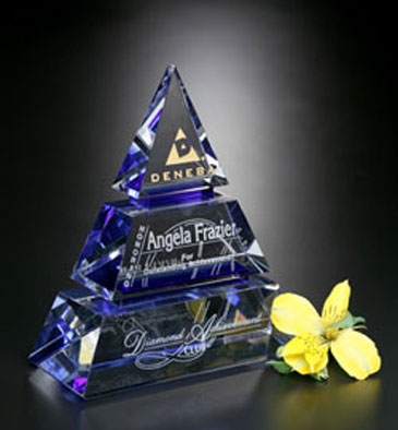 Accolade Indigo Pyramid 6"