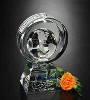 Awards In Motion® Global Ring 8"