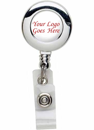 Chrome Round Badge Reel