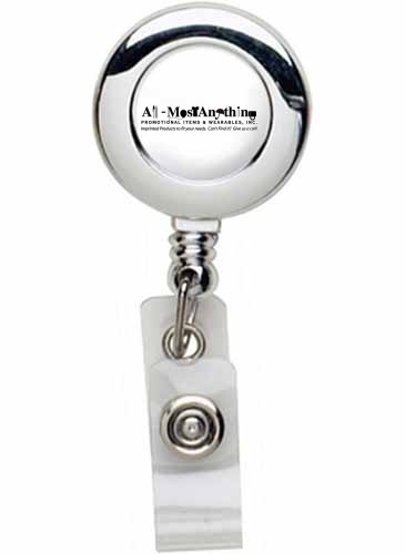 Chrome Round Badge Reel