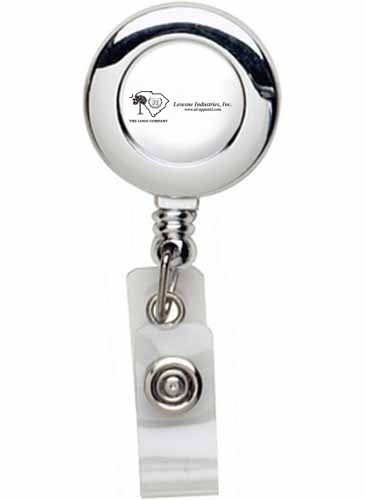 Chrome Round Badge Reel