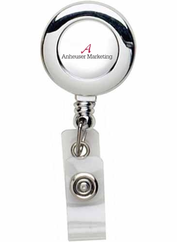 Chrome Round Badge Reel