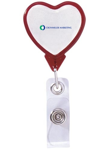 Heart Retractable Badge Reel
