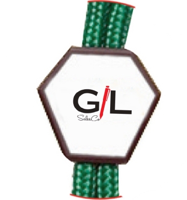 Braided Lanyard w/Diamond Slider