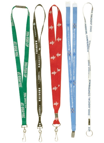 3/4? MicroWeave Silk Screen Lanyard