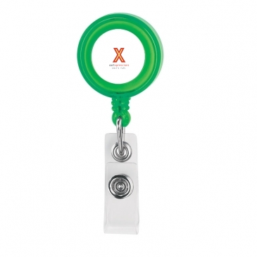 Delfino Badge Holder with Crocodile Clip