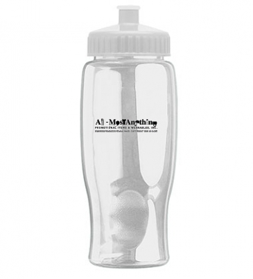 Poly-Pure - 27 oz. Transparent Bottle